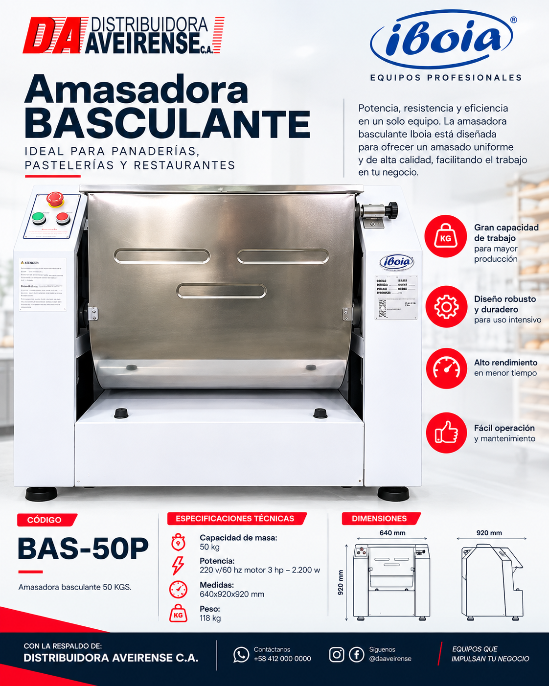 Amasadoras Industriales IBOIA